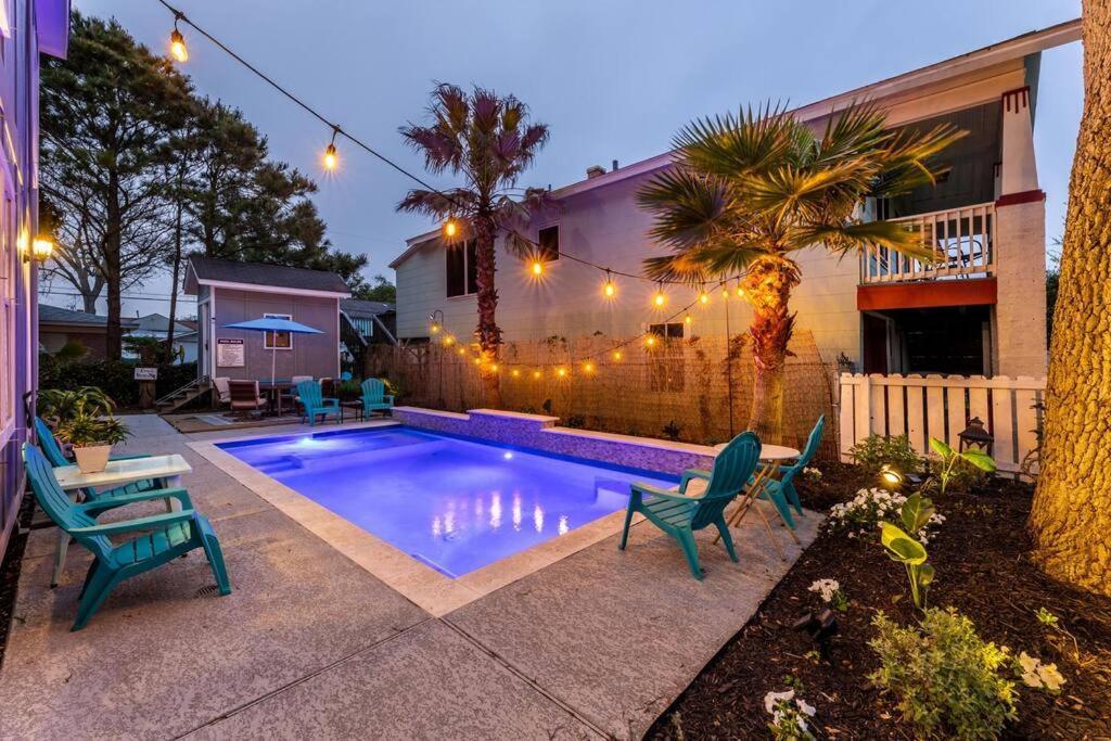 5/3 With A Heated Pool 2 Min From Beach, Updated Galveston Eksteriør billede