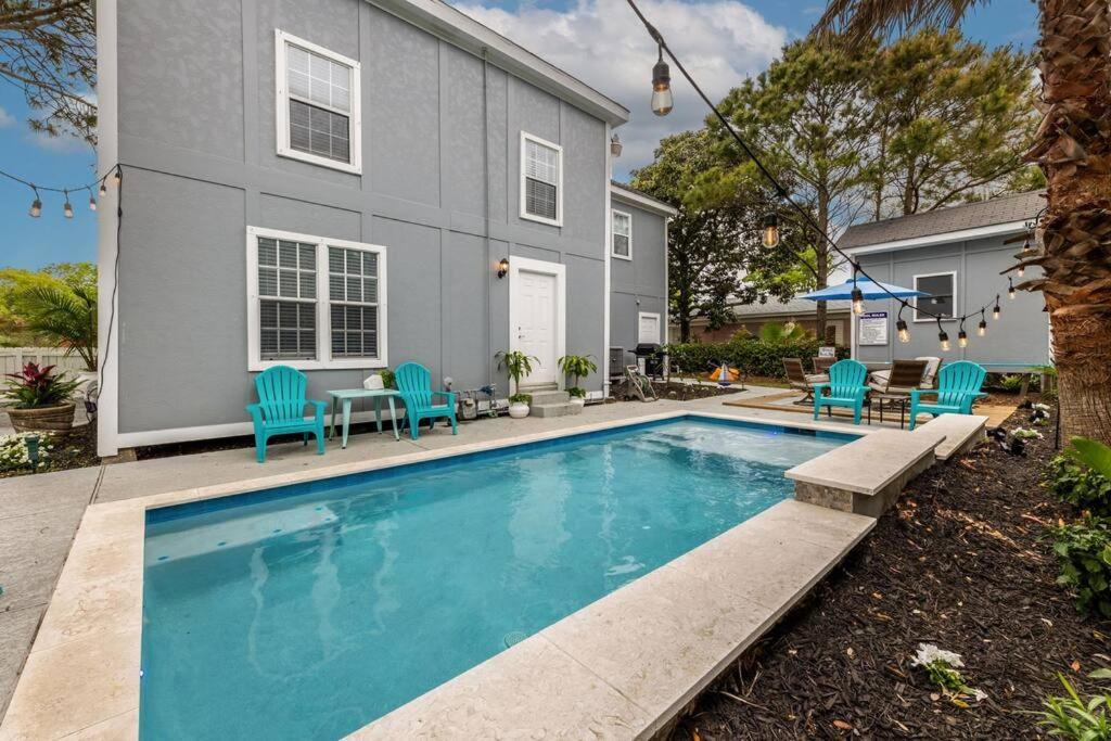 5/3 With A Heated Pool 2 Min From Beach, Updated Galveston Eksteriør billede